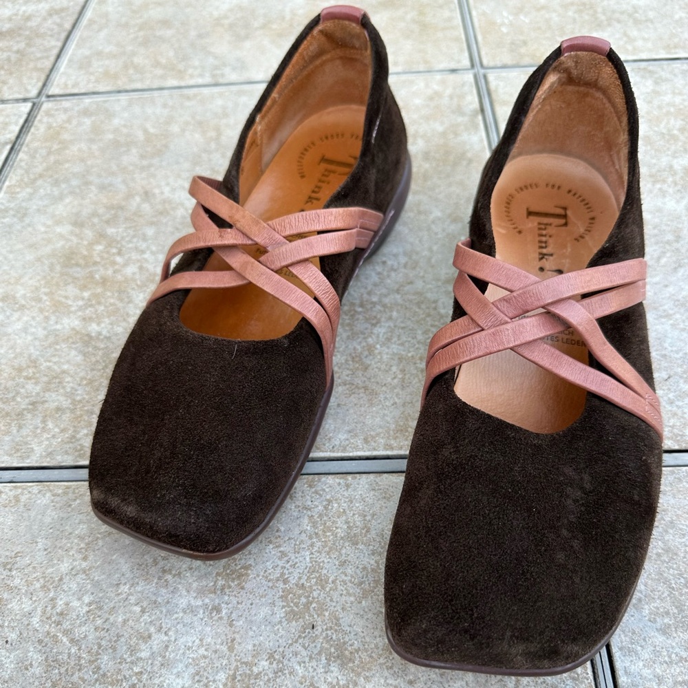 THINK! Suede shoes